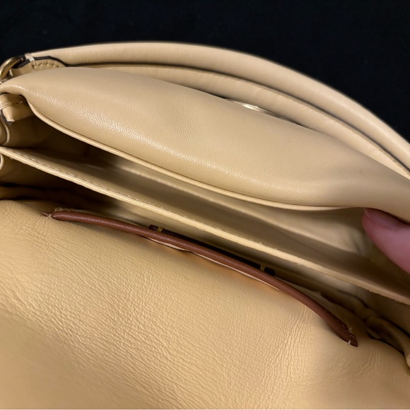 Coach Pillow Tabby 18 Handbag - Pale Yellow, Crossbody - Picture 4 of 5